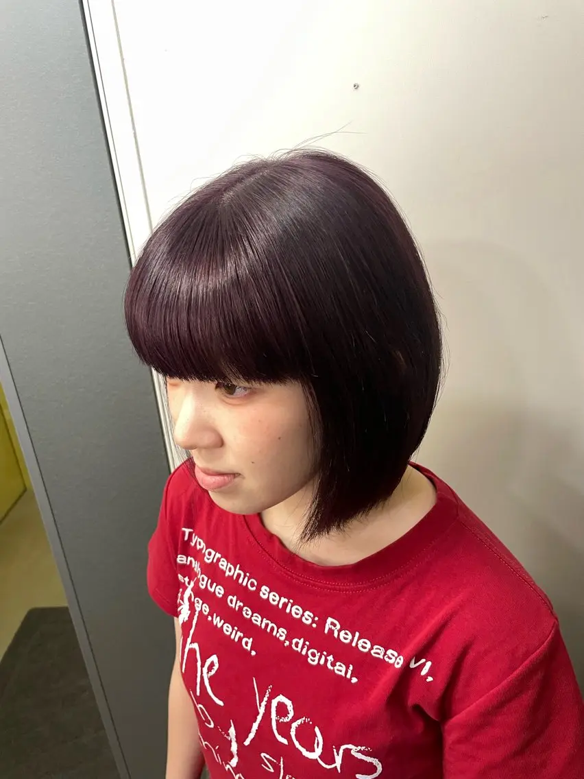 ミディアム カラー イルミナカラー ピンクカラー ヘアカラー ニュアンスカラー/ 🫧レミ(坊主)のヘアスタイル