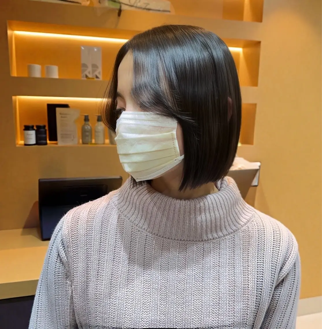 ショート カット トリートメント ヘッドスパ ヘアセット 🫧似合わせボブ×ケ ア縮毛矯正/清野🫧のヘアスタイル