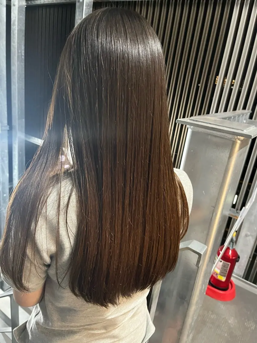 【髪質改善トリートメント】カット+酸性トリートメント(ロング料金いただきません🙅♀️)の写真