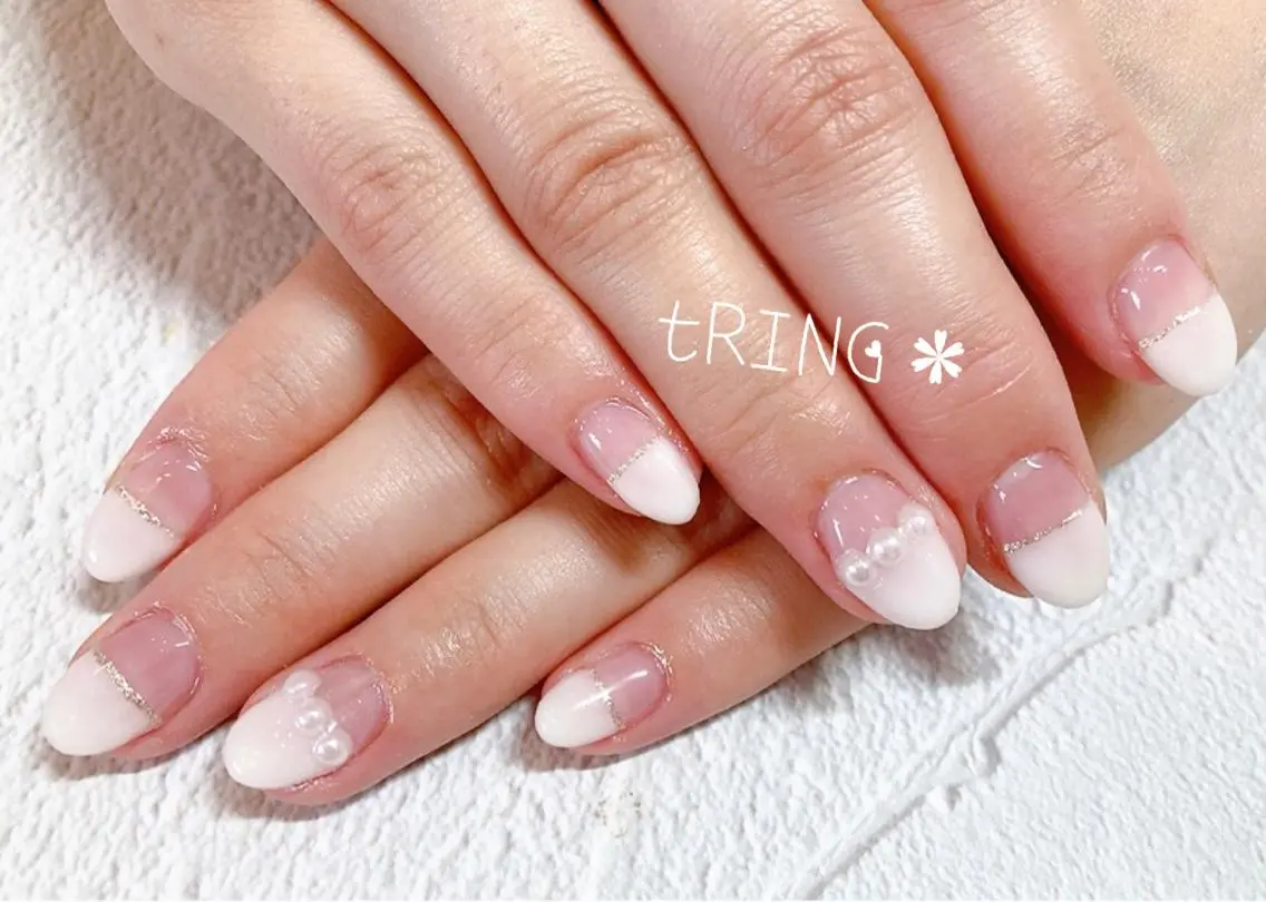 ネイル ハンドネイル tRING＊ しいの木台のネイルデザイン