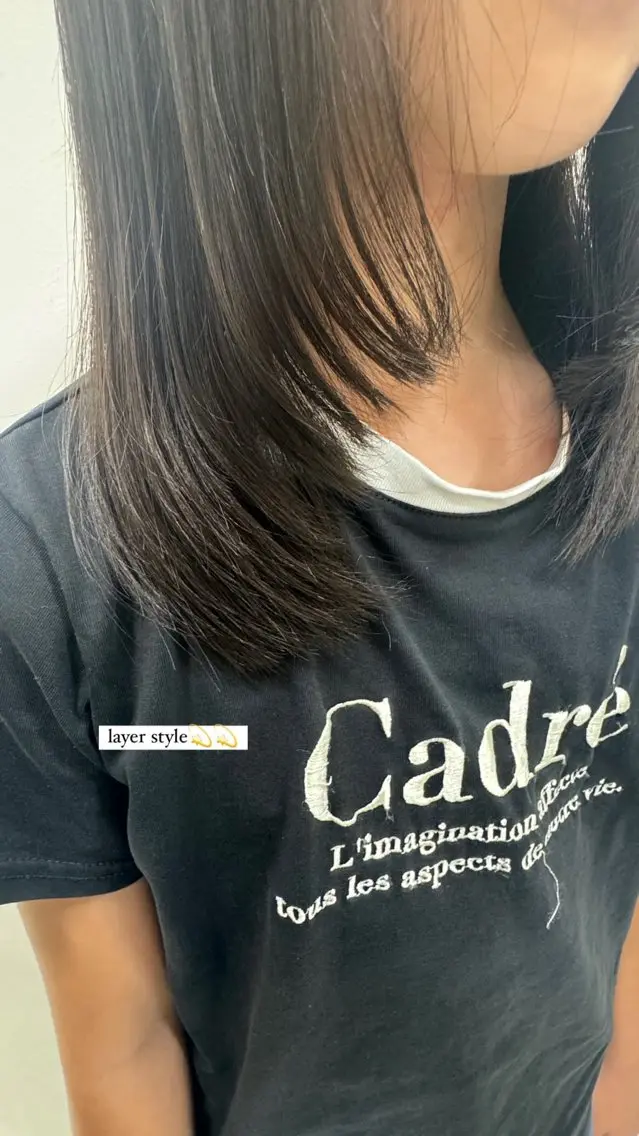 ミディアム 小達 陽菜のヘアスタイル