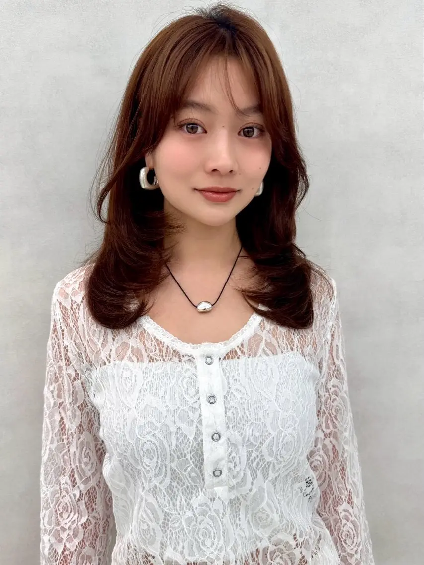 セミロング カット ヘアカラー トリートメント 縮毛矯正/髪質改善 ⭐️レイヤーの達人悟のヘアスタイル
