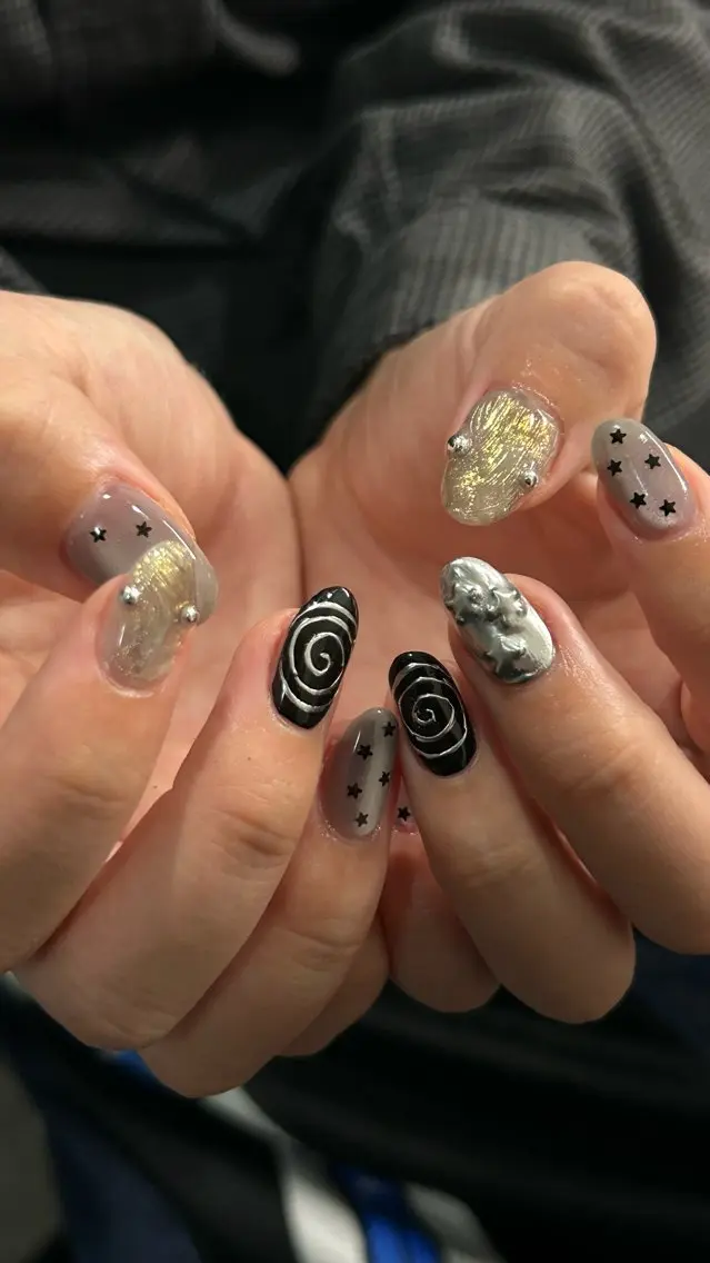 ネイル 韓国ネイル シンプルネイル sakae yurinaのネイルデザイン