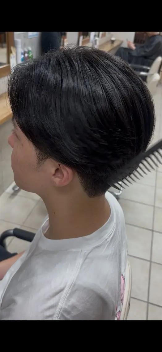 メンズ カット 縮毛矯正 鈴木 皆斗のヘアスタイル