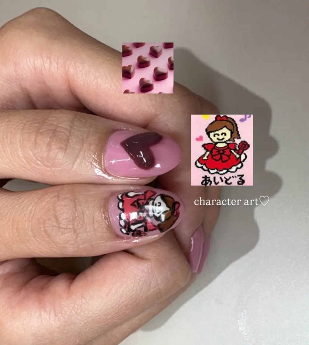 ネイル 長さ出し フットネイル ジェルネイル マグネットネイル 持ち込み chipie_ momiのネイルデザイン