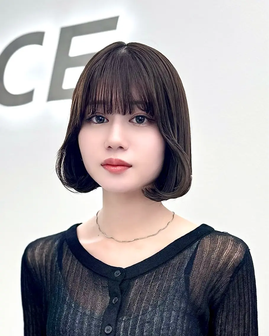 ショート カラー ヘアアレンジ カット ヘアカラー トリートメント ヘッドスパ ヘアセット 縮毛矯正🤍 ボブ/ HIKARIのヘアスタイル