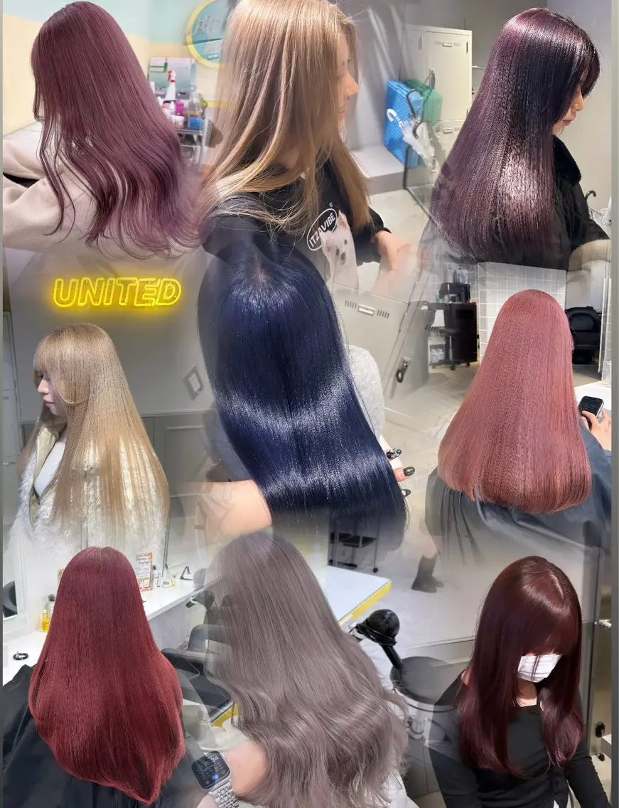 ロング カラー ブリーチ ケアブリーチ ダブルカラー 髪質改善 トリートメント ヘアカラー トリートメント ヘッドスパ ヘアセット 💎韓国/ レイヤー カット/ 暖色🫧のヘアスタイル