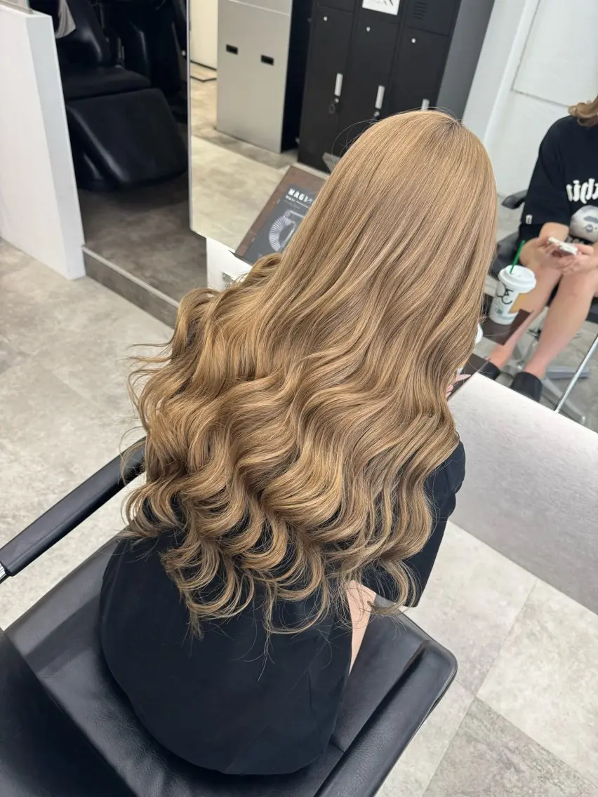 ロング エクステ lisa  ︎︎のヘアスタイル