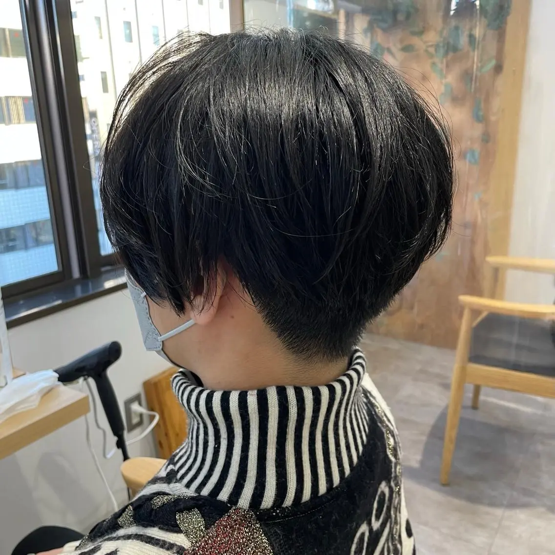 ショート メンズ マッシュ ショートヘア AMANE🌼 ハヤシサオリのヘアスタイル