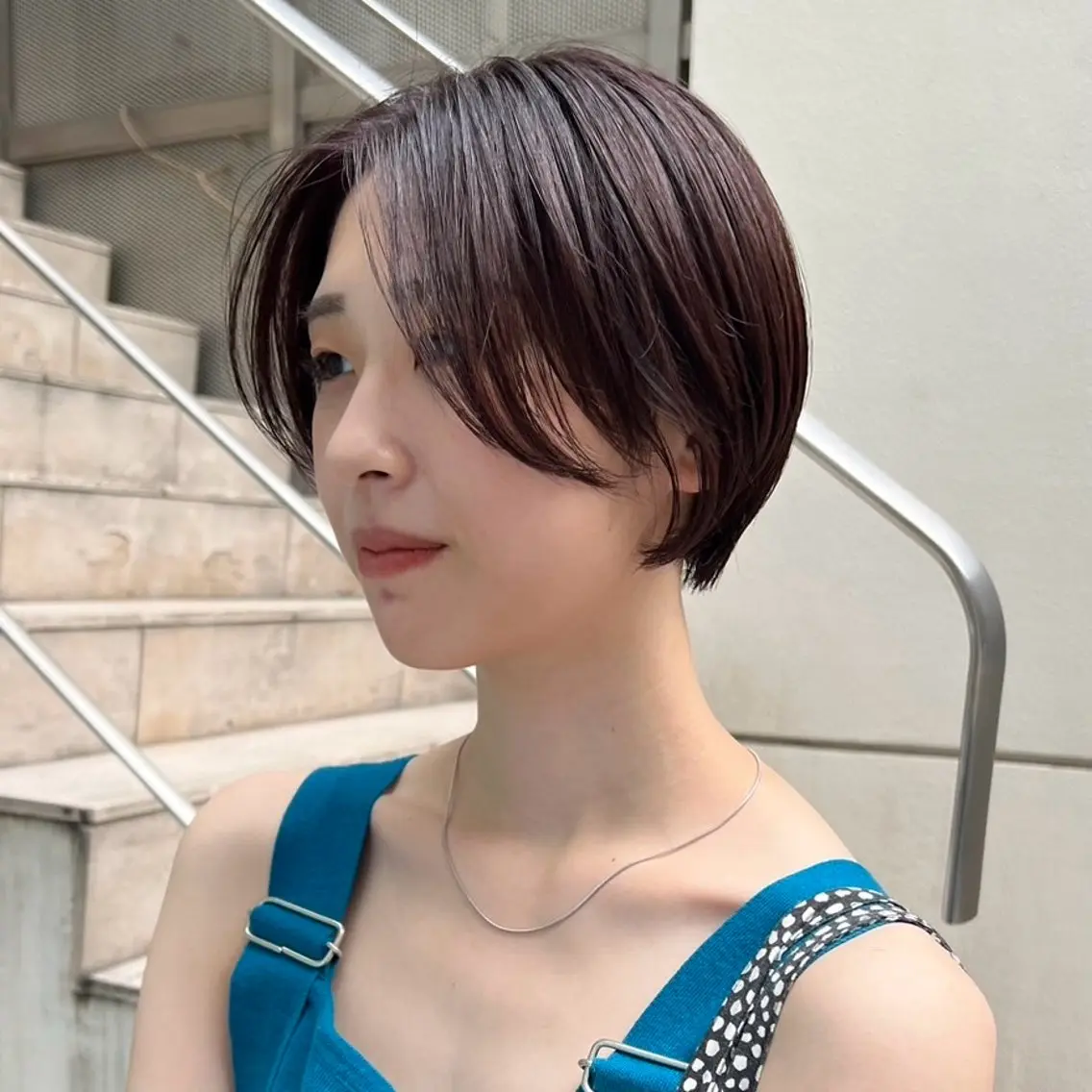 ショート カラー 🤍ブリーチなしカラ ー/渋谷/YUU🤍のヘアスタイル