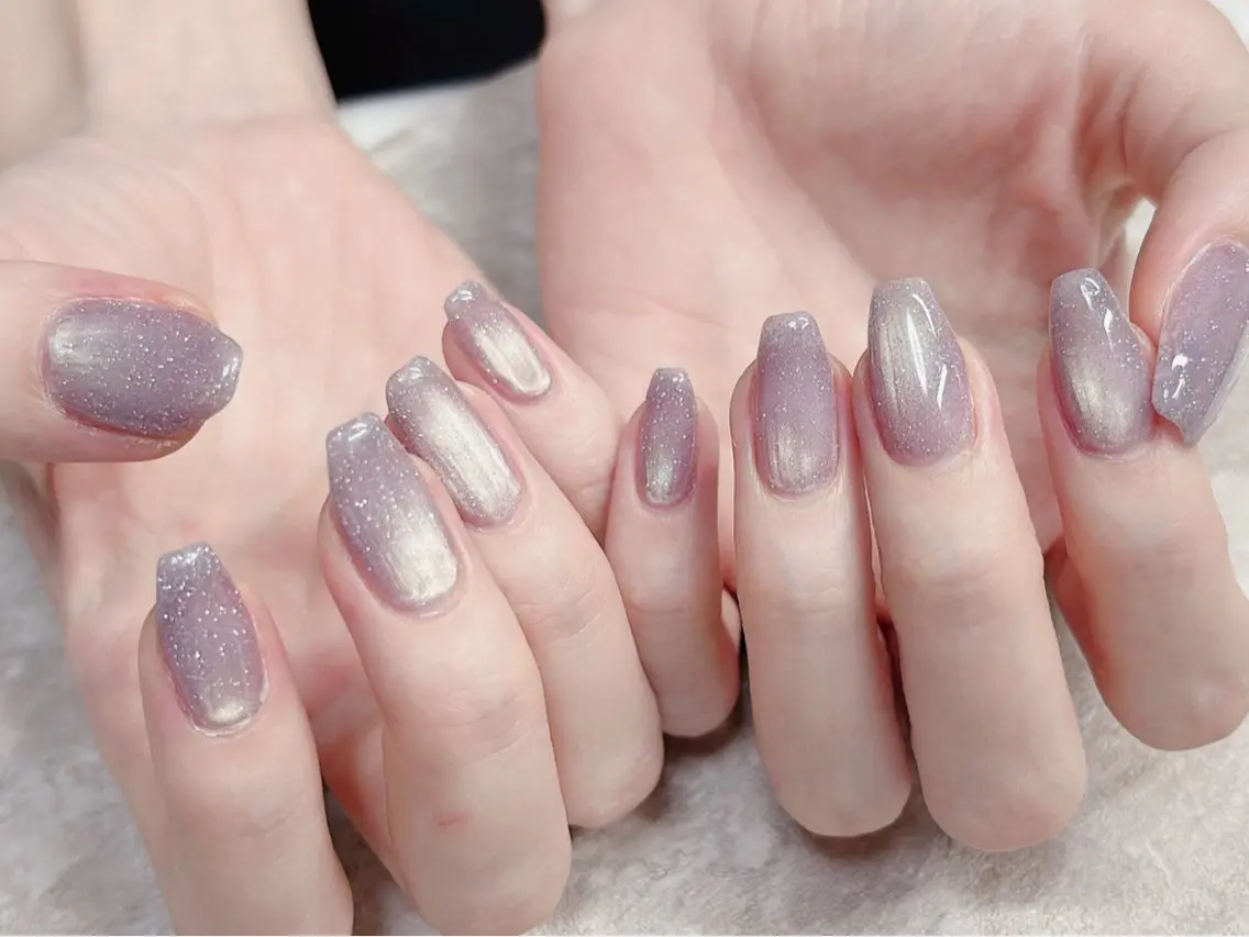 ネイル フラッシュネイル マグネットネイル Nail •Head スパFortunaのネイルデザイン