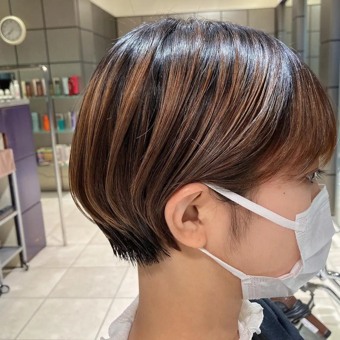 ショート ショートヘア カット スキバサミを使わない カット🌼唯🌼のヘアスタイル
