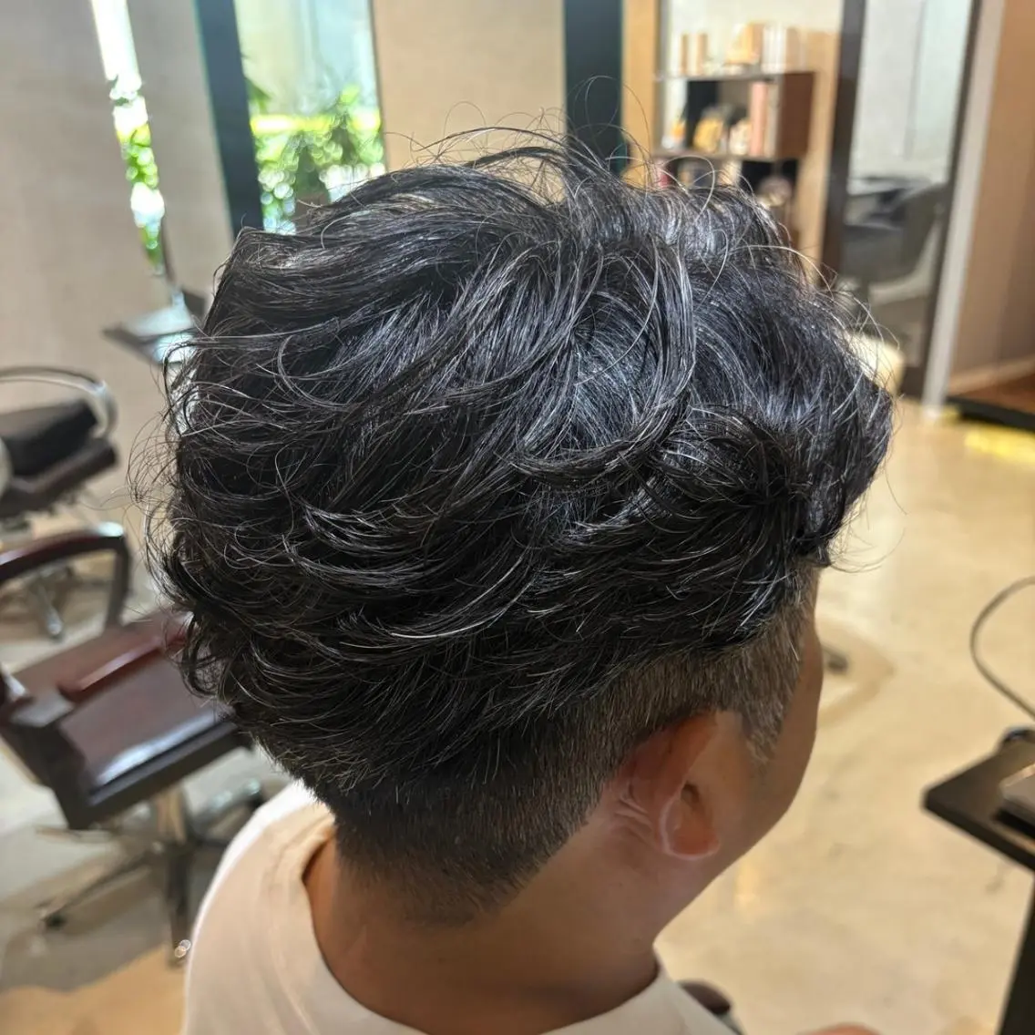 ショート カット パーマ ONE.STOP. LABO/メンズのヘアスタイル