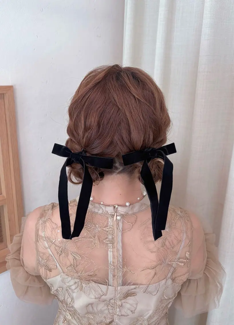 ヘアアレンジ ヘアセット 参列♡デートゆるふわ ヘアメイク🎀みゆうのヘアスタイル