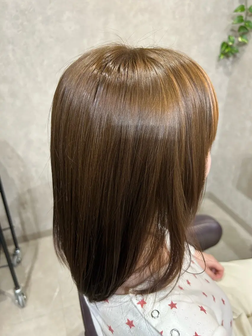 ミディアム カラー flag hair レイナのヘアスタイル