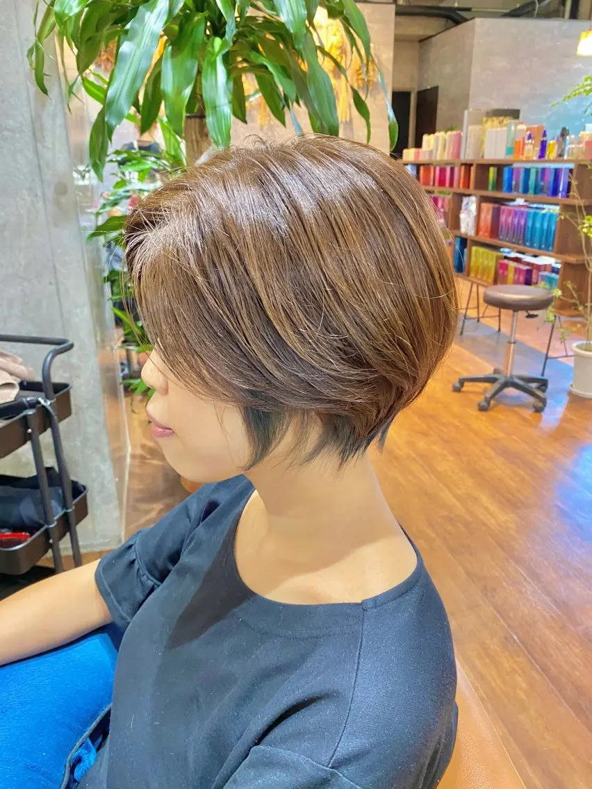 ショート カラー 増山 大起のヘアスタイル