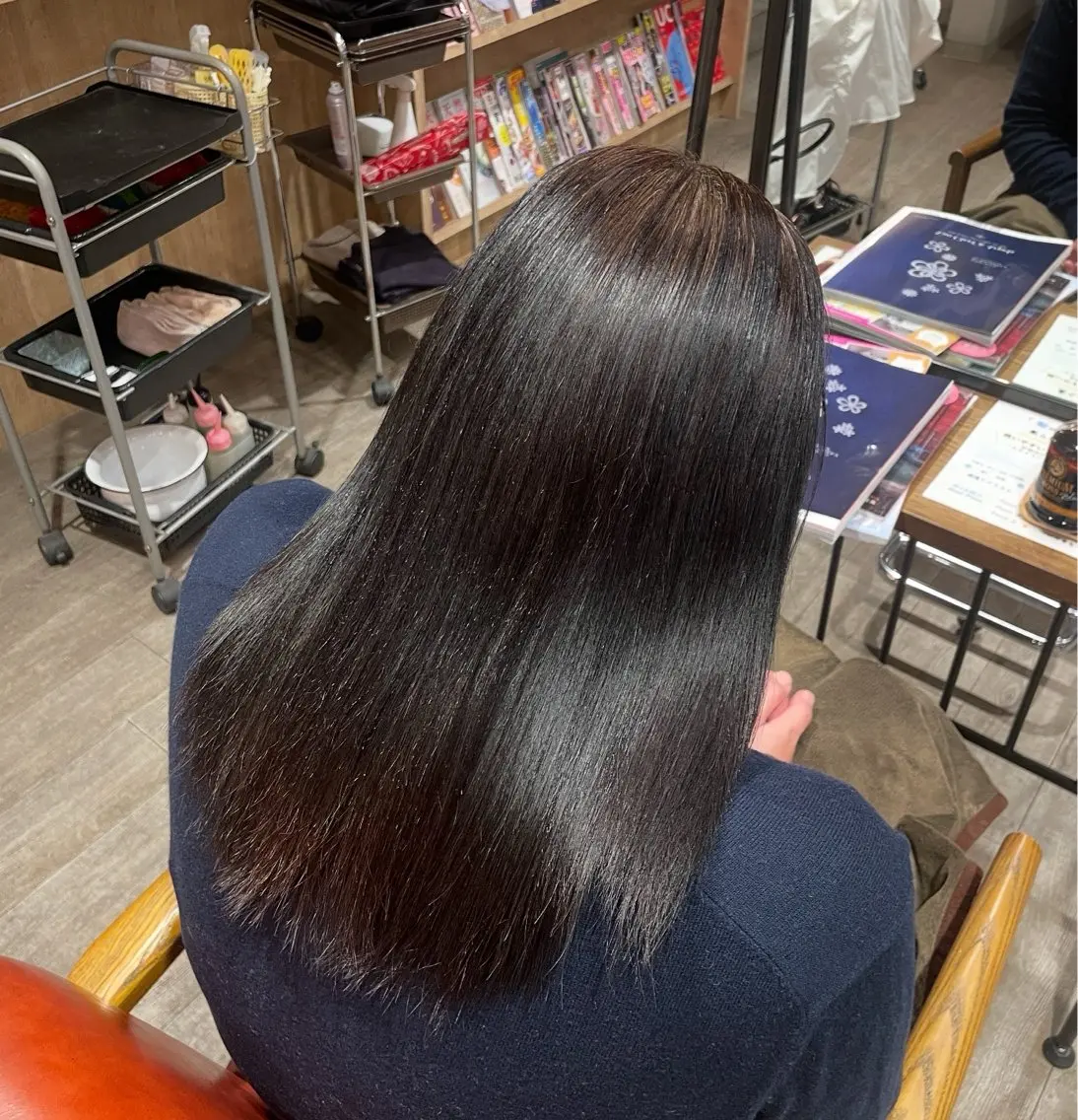 縮毛矯正+シャンプーブロー+スパorトリートメント(カットなし)の写真