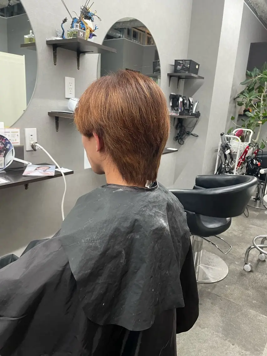 カラー メンズ ヘアカラー ヘアセット 🌹ミラクル美容師 🌹くっぽのヘアスタイル