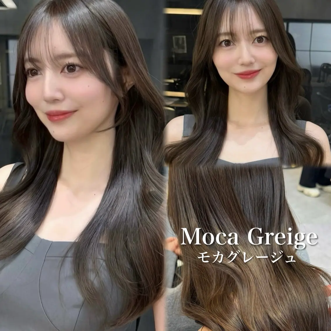 【❣️人気No1❣️】似合わせカット✨+透明感カラー❤️+高保湿トリートメント✨+韓国水トリートメント🫧の写真