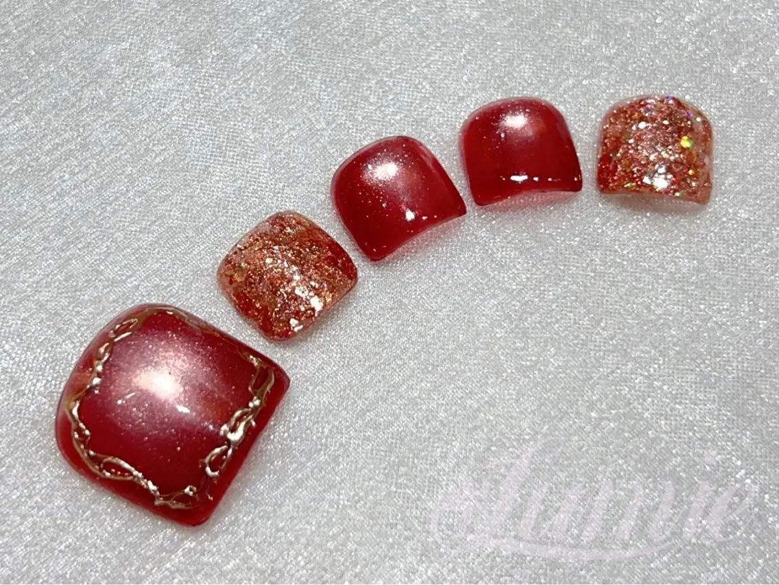 ネイル フットネイル Lumie nailのネイルデザイン