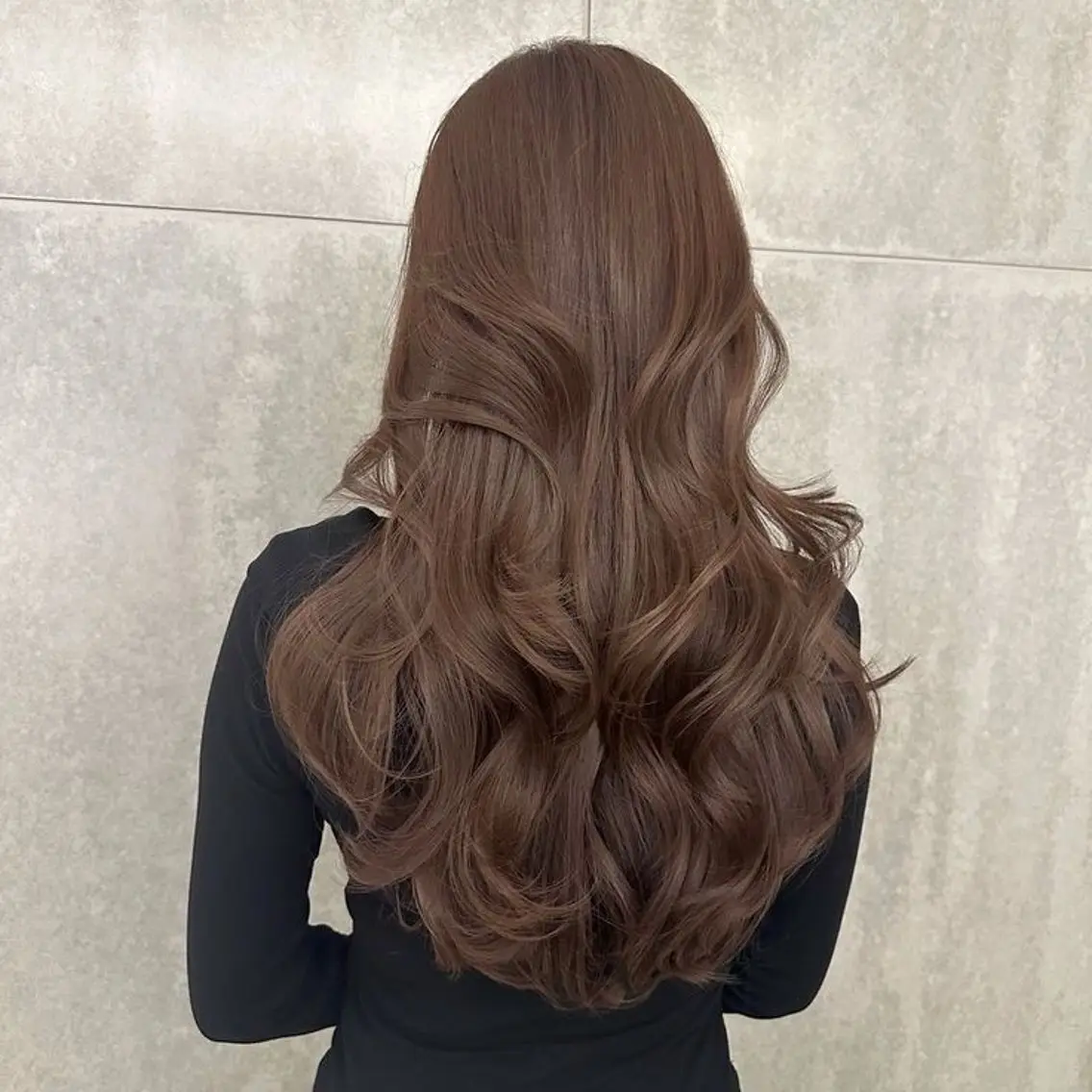 ロング カラー ヘアアレンジ カット ヘアカラー トリートメント ヘアセット レイヤー×透明感カラ ーHAYATOのヘアスタイル