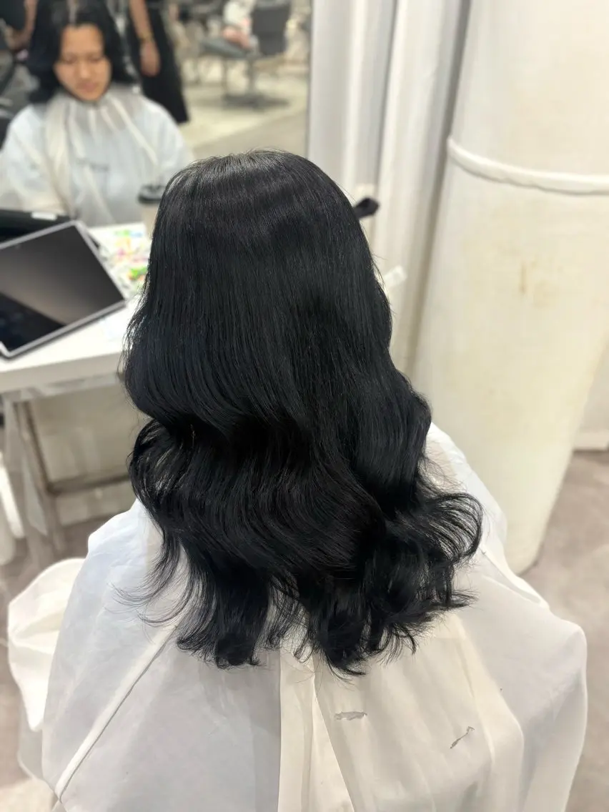 ロング カラー ヘアアレンジ カットモデル/渋谷 ソナのヘアスタイル