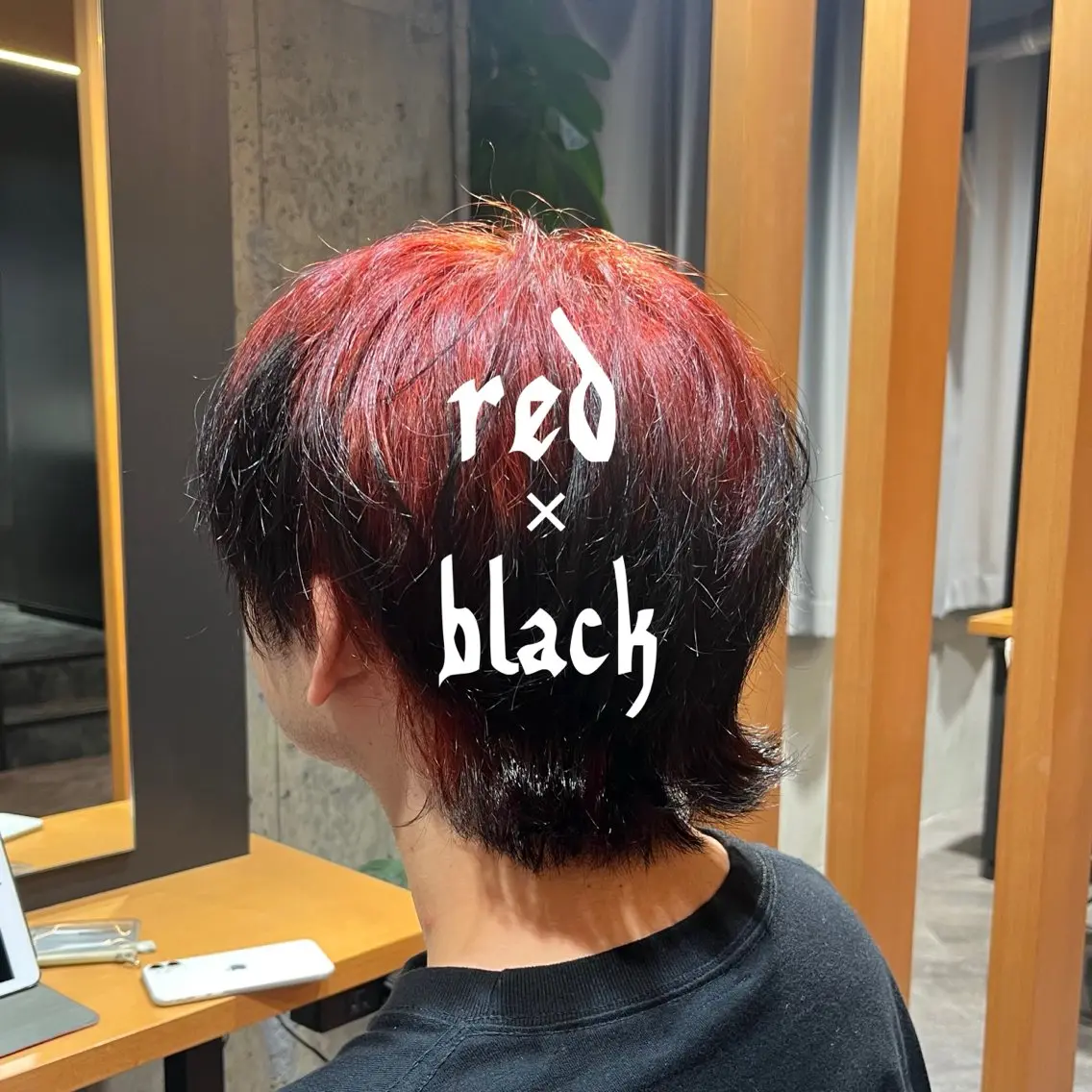 カラー メンズ plune 村松のヘアスタイル