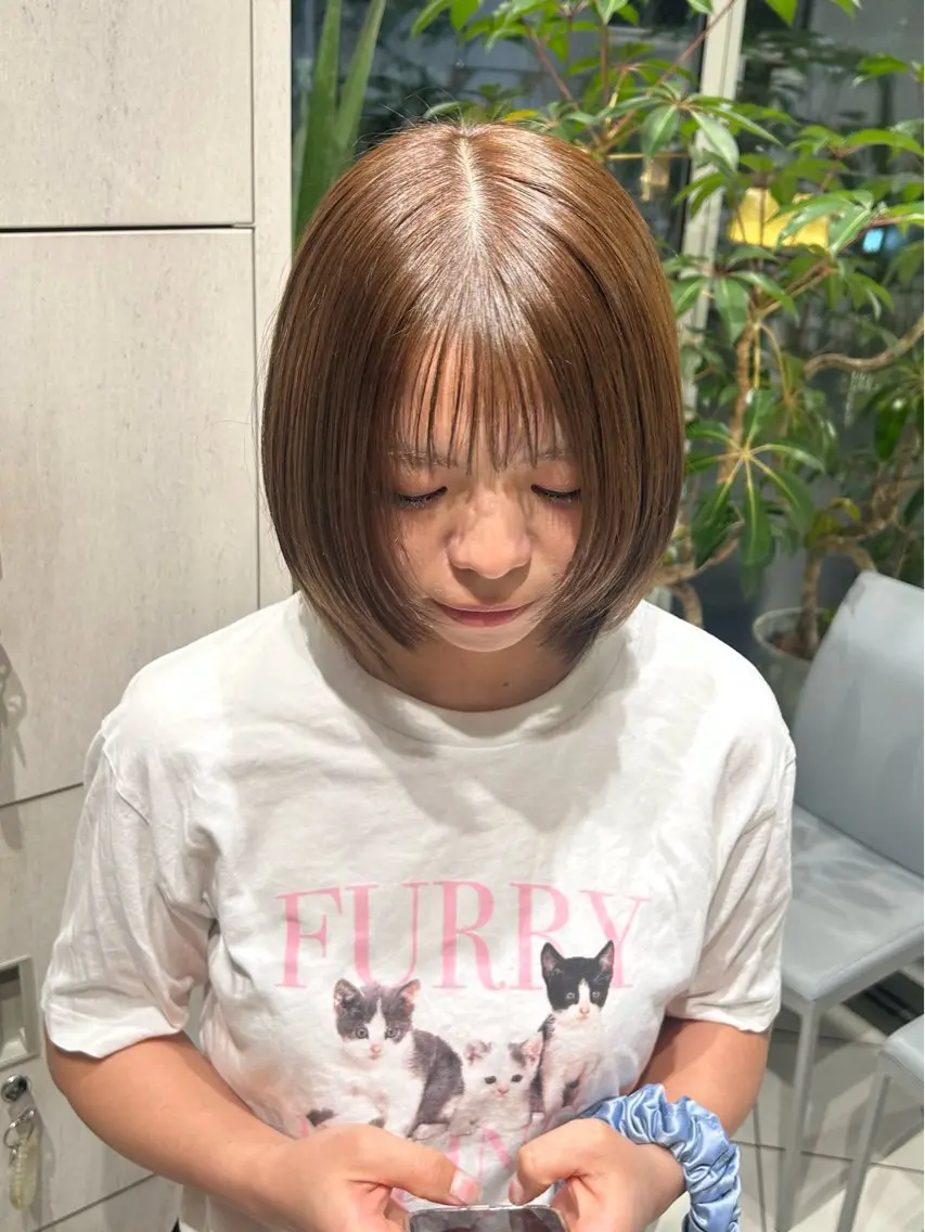 カラー 艶カラー🥣🫧 ZACC銀座/はるかのヘアスタイル