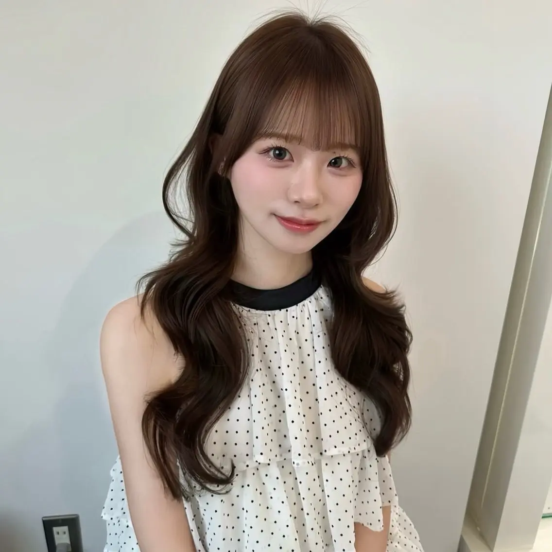 セミロング カラー カット ヘアカラー トリートメント DEAN JECYのヘアスタイル