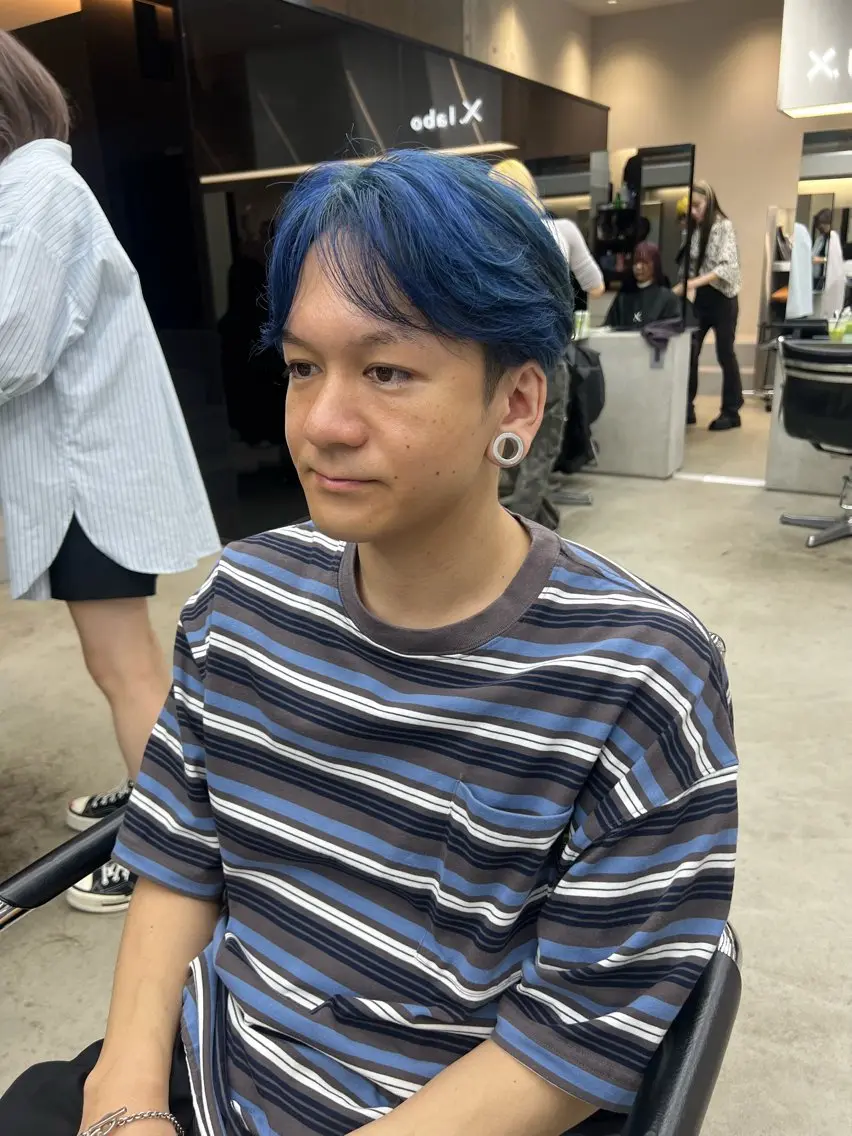 カラー メンズ センターパート カット ヘアカラー 吉沢遣人/レイヤー /髪質改善のヘアスタイル