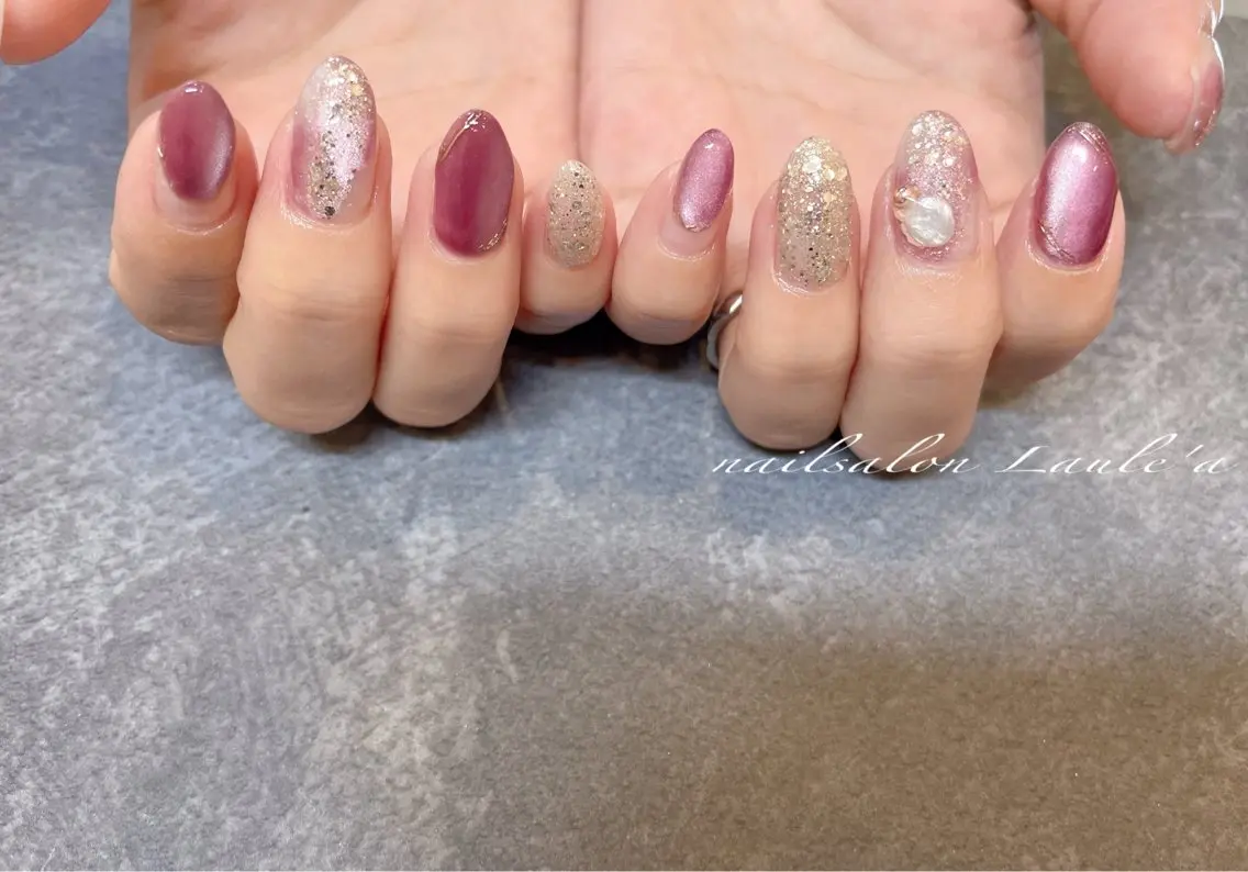 ネイル ハンドネイル nailsalon Laule'aのネイルデザイン