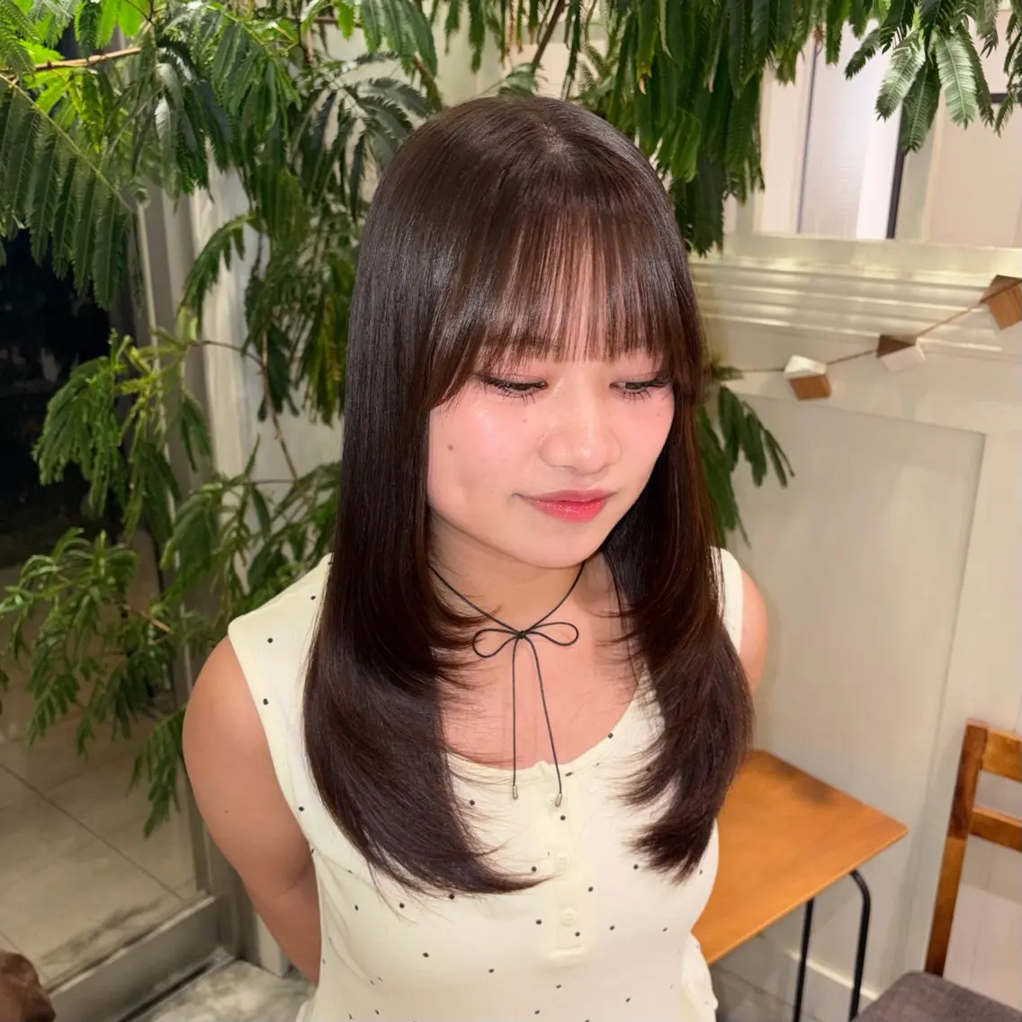 ロング えんどう ゆめはのヘアスタイル