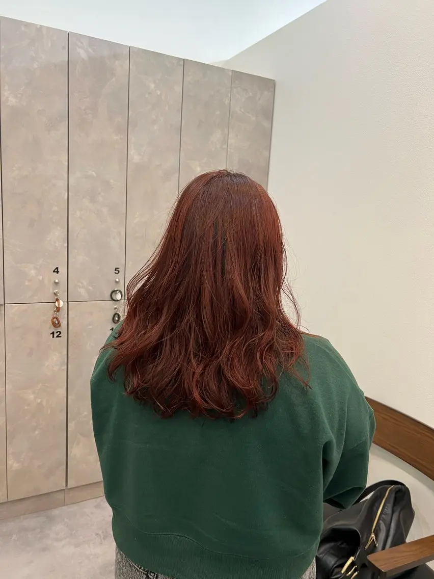 ミディアム カラー パーマ ミディアムパーマ カット ヘアカラー トリートメント ✨NOMAD印西✨ 黒川勇輝のヘアスタイル