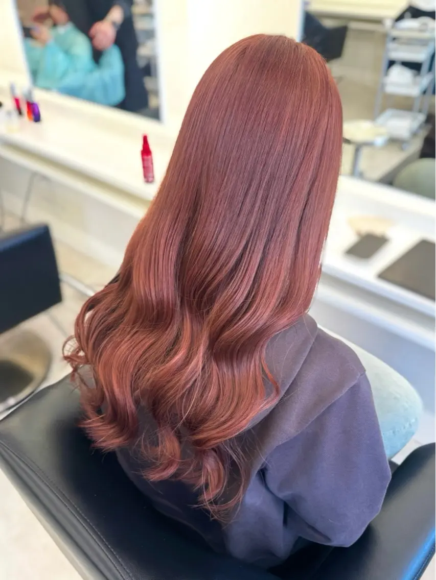 ロング カラー カット ヘアカラー トリートメント ♡ParveMix NANO♡のヘアスタイル