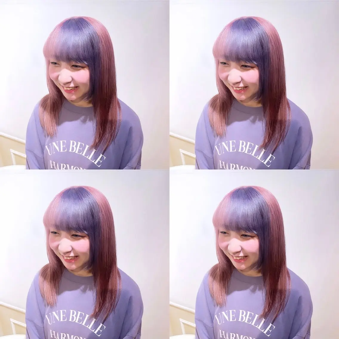 セミロング カラー ラベンダーカラー ピンクカラー 🌟トップデザイナー 高橋🌟のヘアスタイル