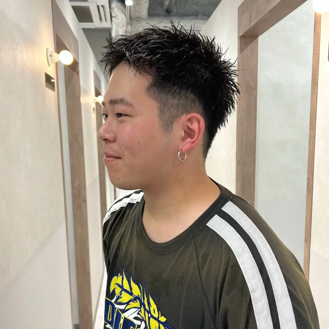 メンズ メンズショート 刈り上げ カット スパイキーショート 平出天翔のヘアスタイル