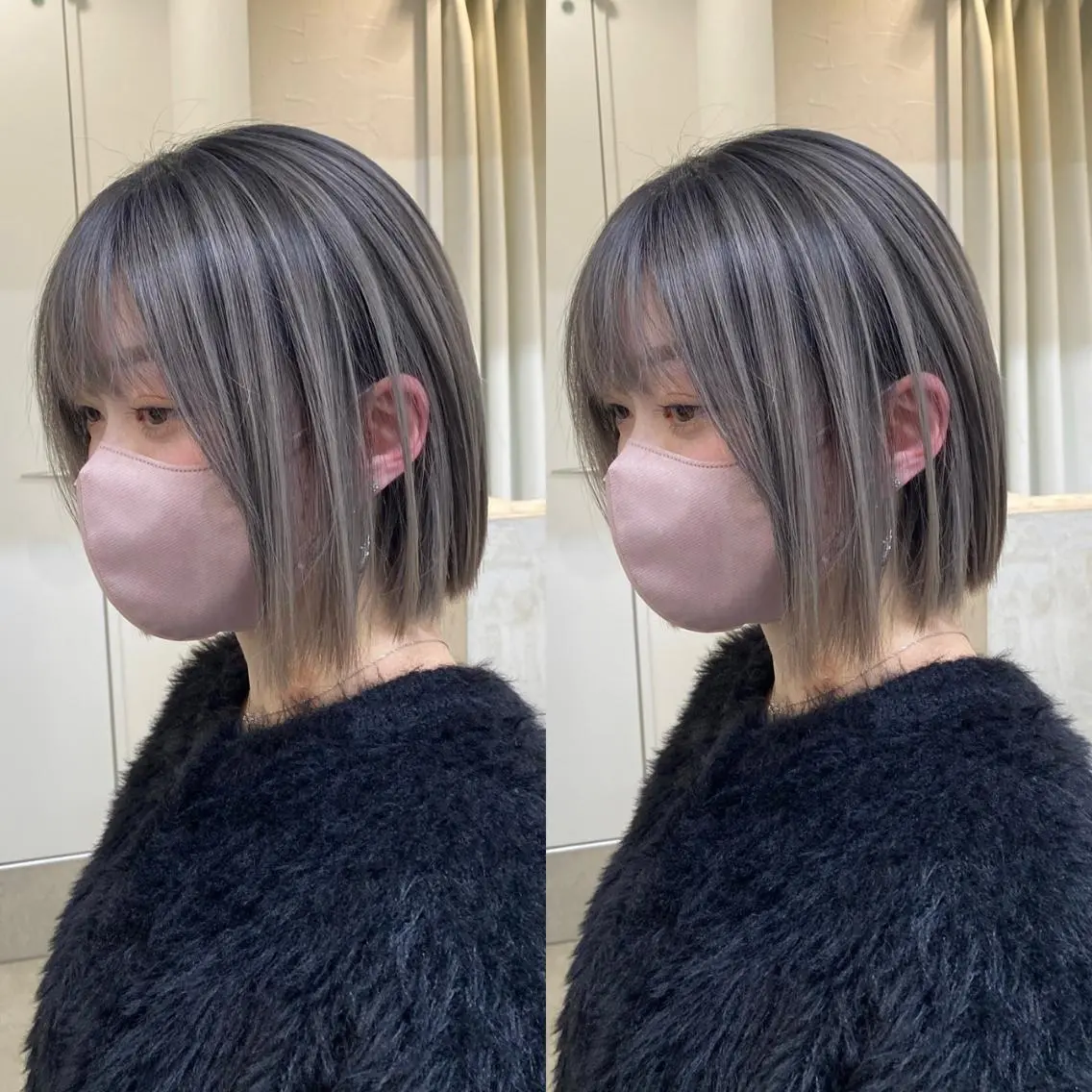 ショート カラー ヘアアレンジ ネイル マツエク・マツパ アイブロウ カット ヘアカラー ハイライト、レイヤー カット/西梅田/中西のヘアスタイル