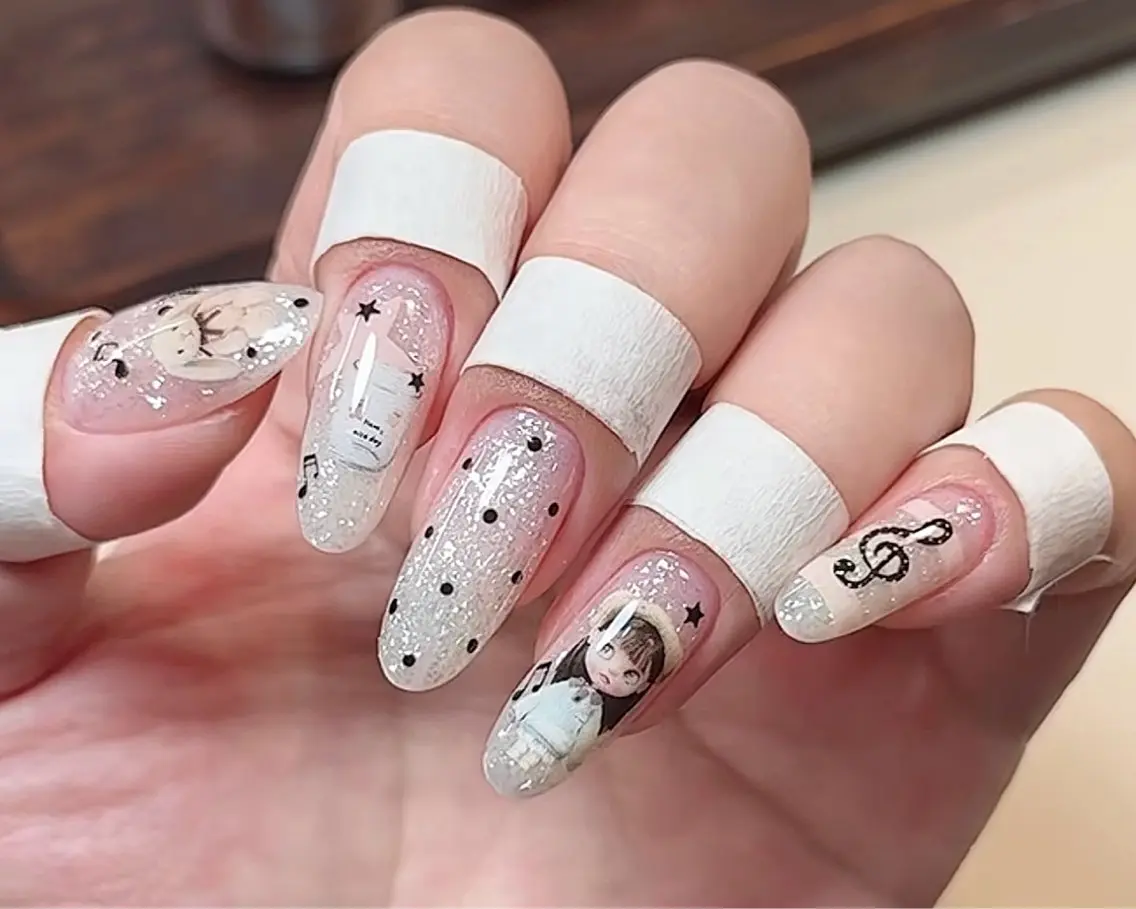 ネイル 長さ出し フラッシュネイル フットネイル フレンチネイル ガラスフレンチ ハンドネイル Ayumi Hello 嵐のネイルデザイン