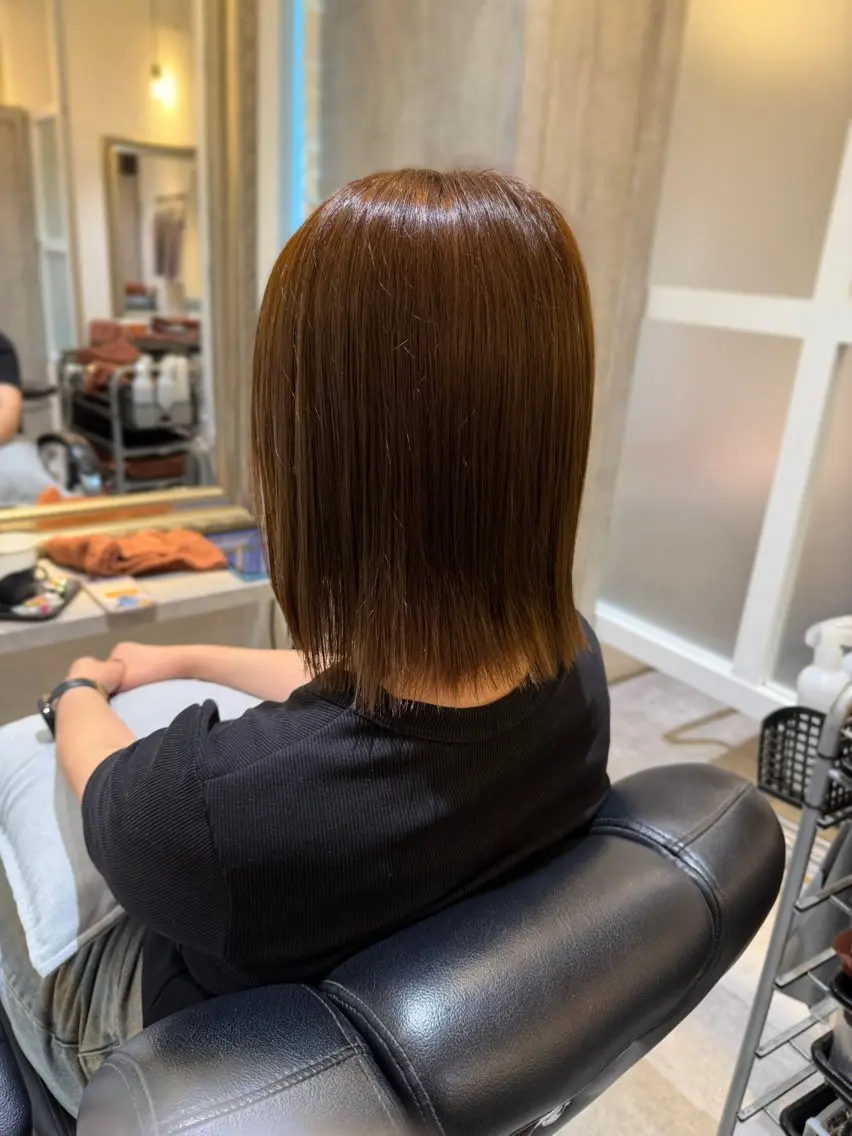 ミディアム カラー ベージュカラー 透明感カラー ヘアカラー ~✩.*˚ 𝐀𝐈𝐊𝐀のヘアスタイル