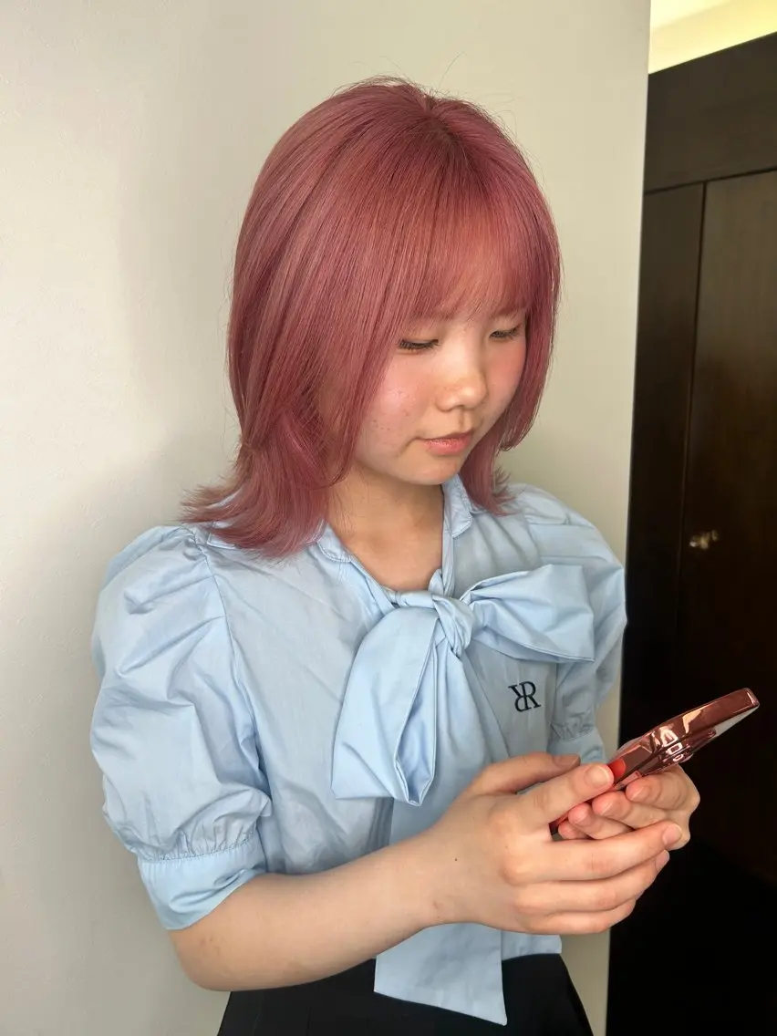ミディアム 桝田 友美のヘアスタイル