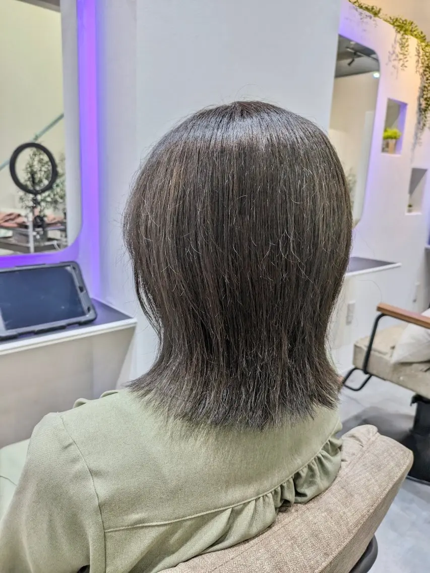 ミディアム ボブ 似合わせスタイル🪮 🌿まなべさとみ🌿のヘアスタイル