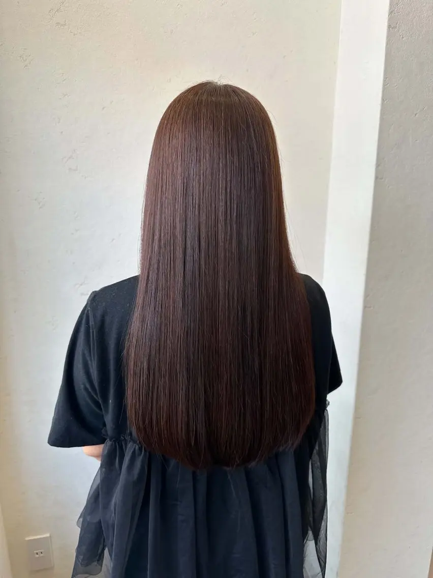 カラー 透明感カラー ボブ 髪質改善 かりや あゆみのヘアスタイル