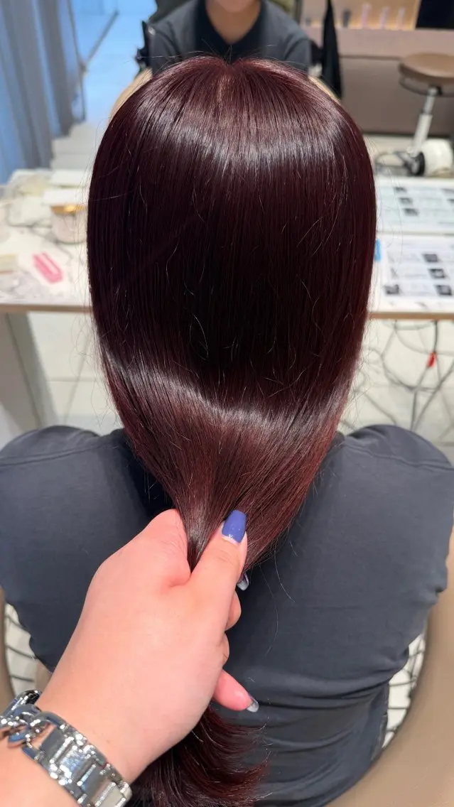 ミディアム ヘアカラー アユミ/立川 レイヤーカット🦋のヘアスタイル