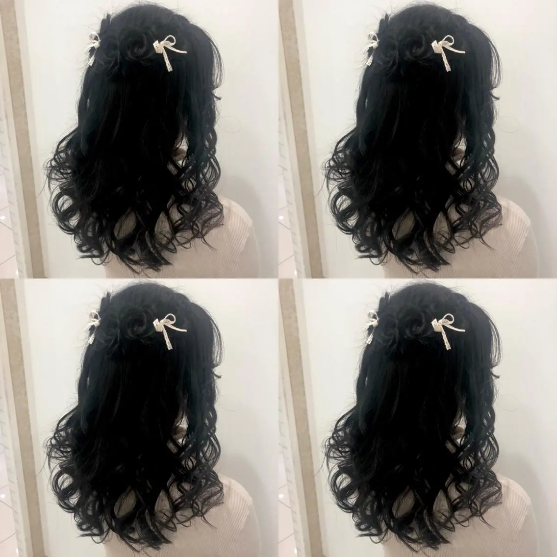 セミロング ヘアアレンジ ヘアセット 🌷MAYU 🌷のヘアスタイル
