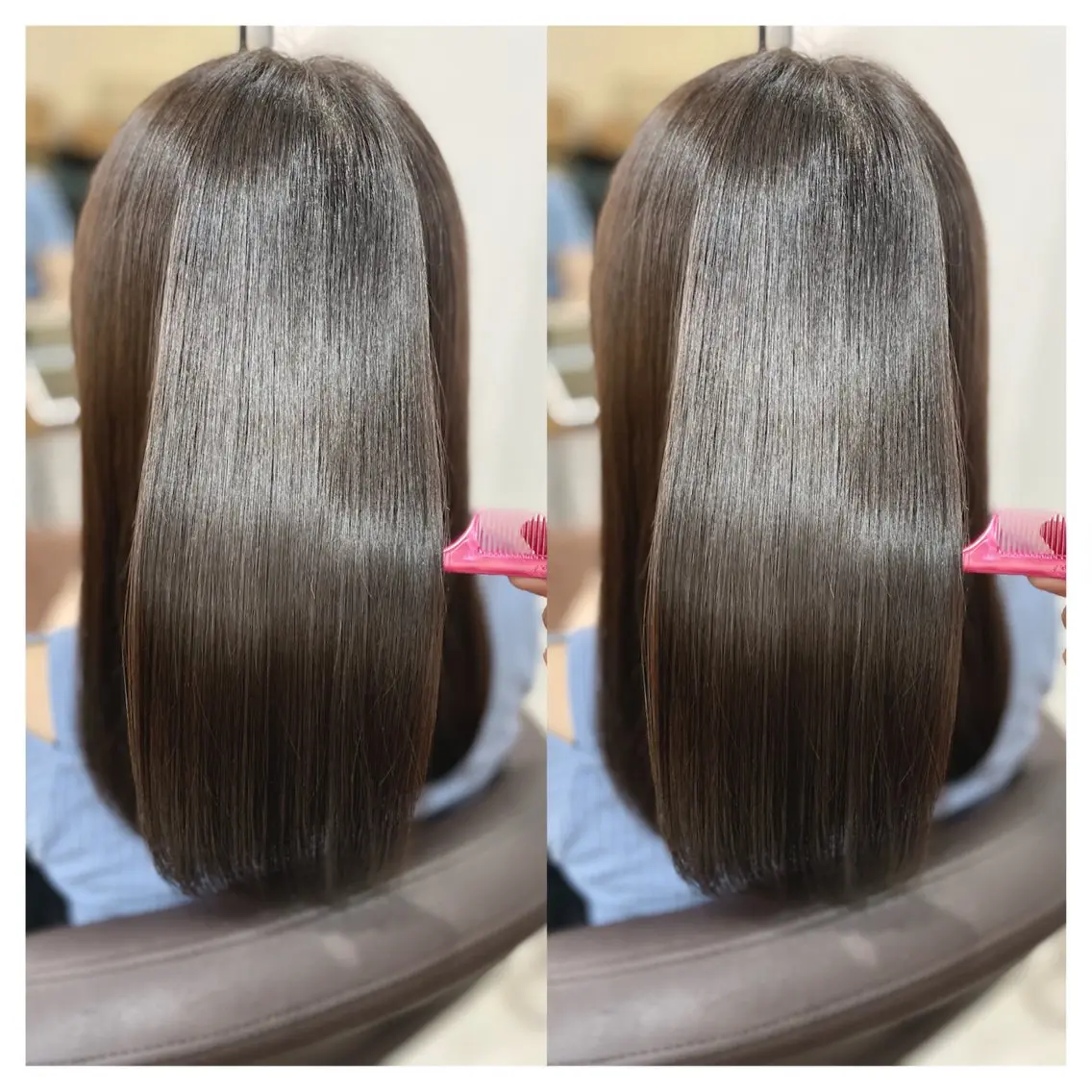 セミロング カラー カット ヘアカラー トリートメント 村山 茉衣のヘアスタイル