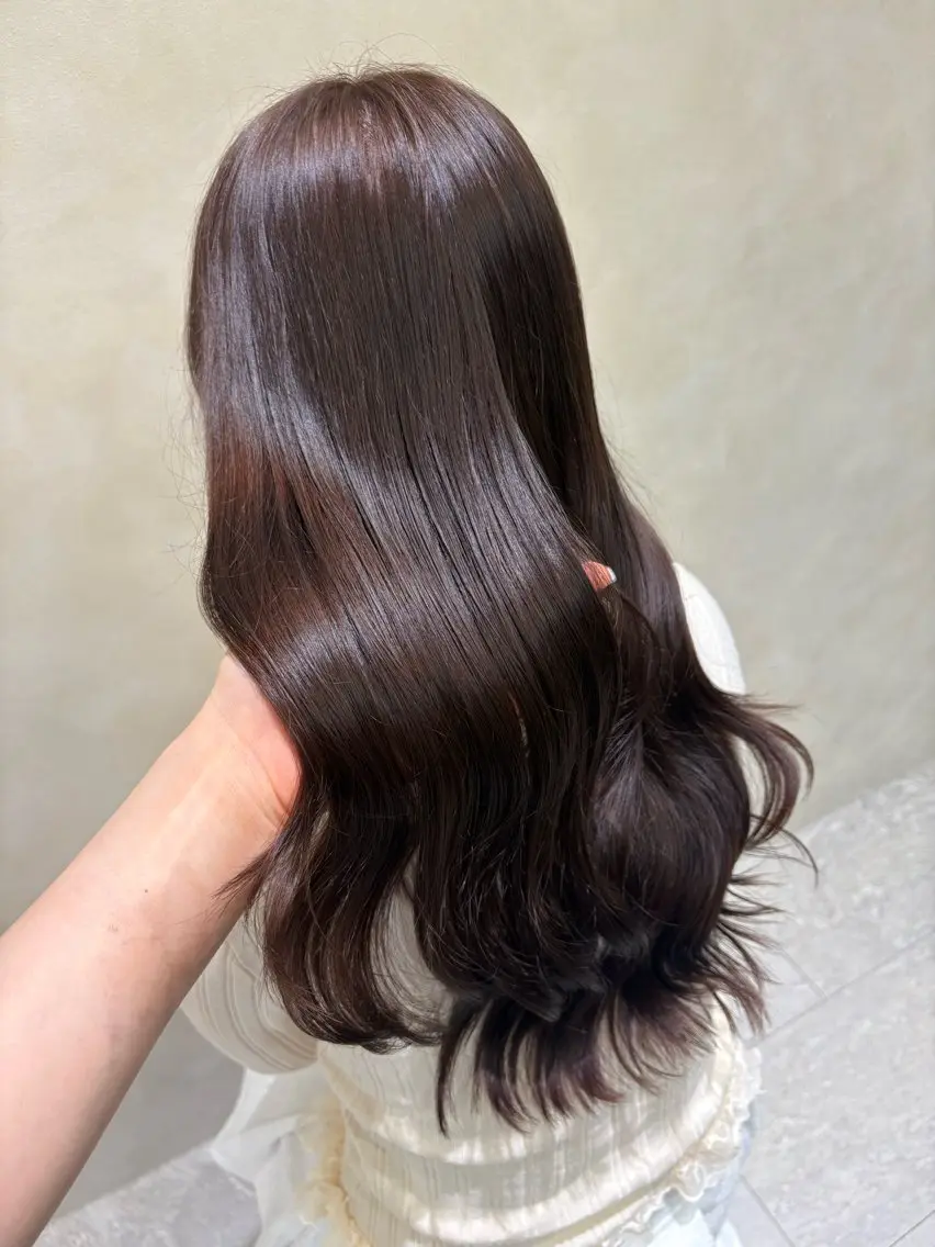 ロング カラー ブラウンカラー 透明感カラー ヘアカラー トリートメント SAAYA/板橋/ モデル募集中🎀のヘアスタイル