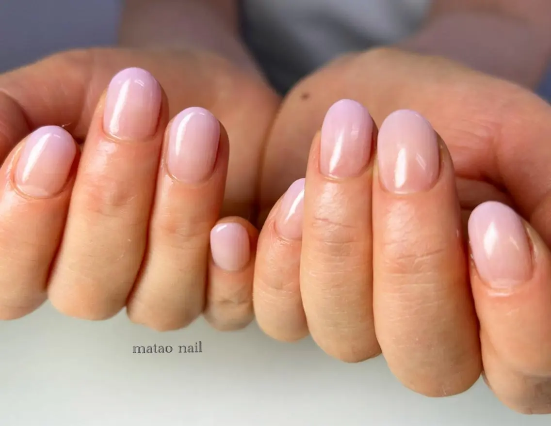 ネイル クリアネイル グラデーション ハンドネイル フットネイル matao nailの眉毛・アイブロウイメージ