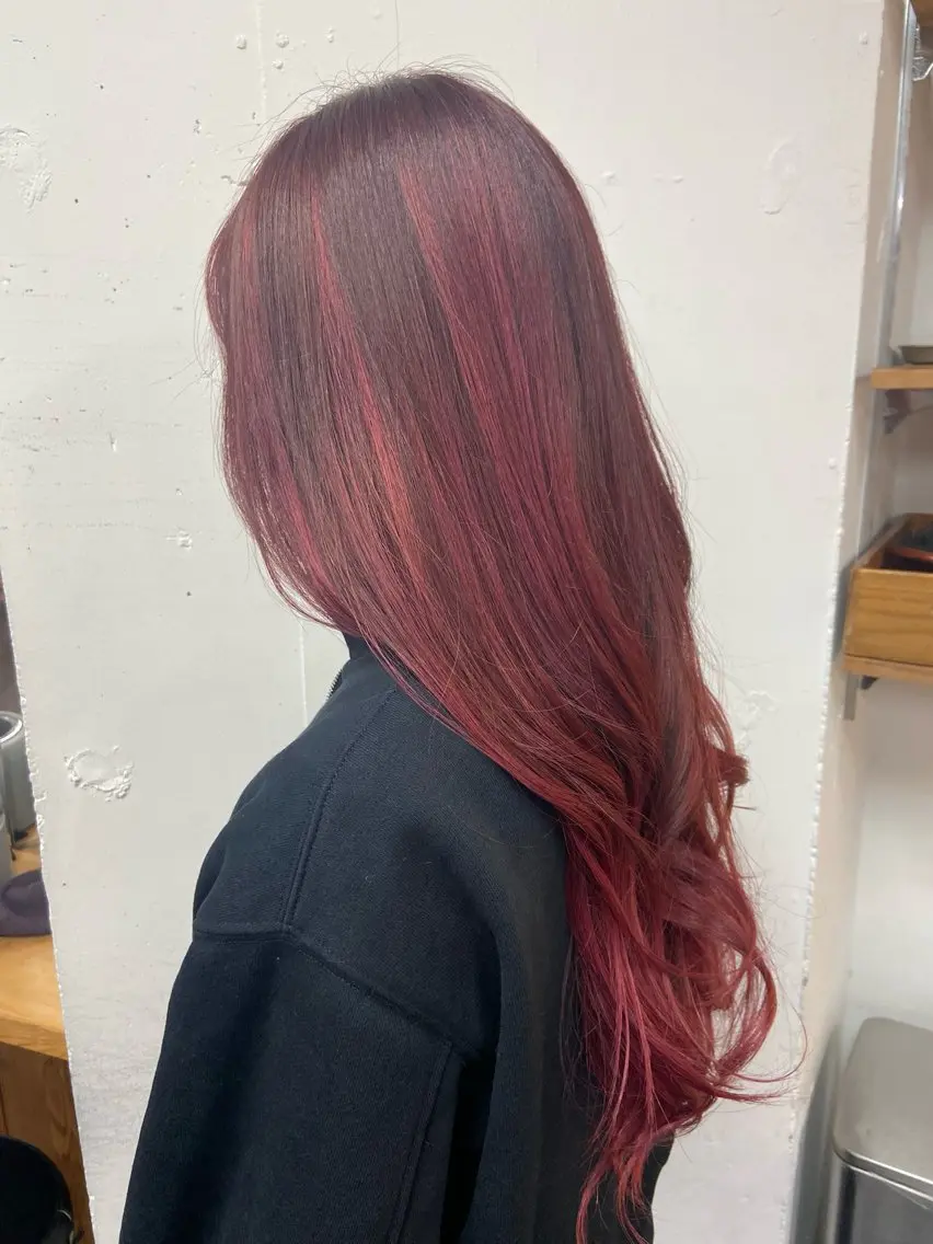 ロング 豊島 陽子のヘアスタイル