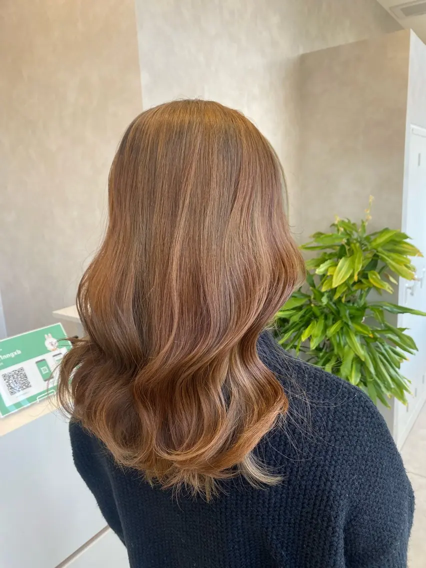 ロング カラー ベージュカラー ブリーチ 韓国ヘア・カラー 🩵SHIZUKUのヘアスタイル