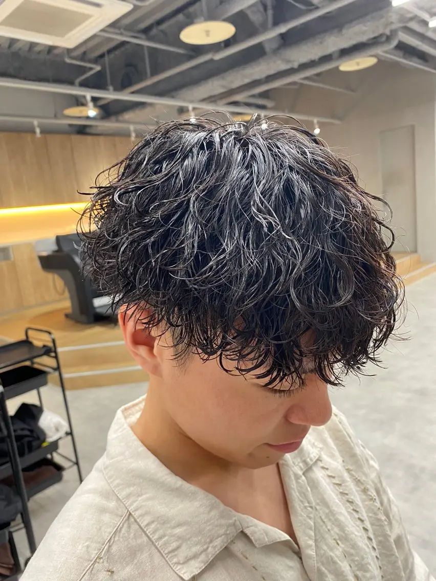 【ご新規様限定📣】🔴人気No. 1🔴骨格矯正カット＋波巻きスパイラルパーマ🌀の写真